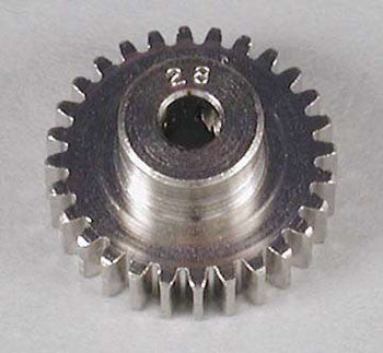 Robinson Racing Nickel Plated  Pinion Gear 48P 28T (RRP1028)