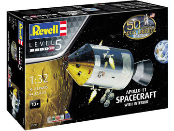Revell 1/32 Apollo 11 Spacecraft with Interior Gift Set (RVL03703)