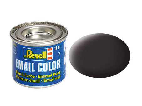 Revell 14ml Enamel Tar Black Mat Tinle (RVL32106)