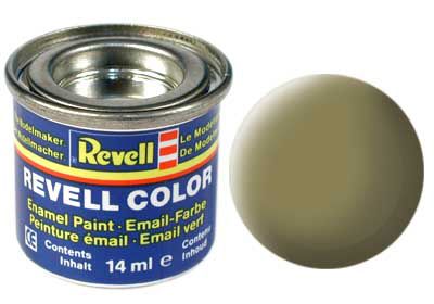 Revell 14ml Enamel Olive Yellow Mat Tinlet (RVL32142)