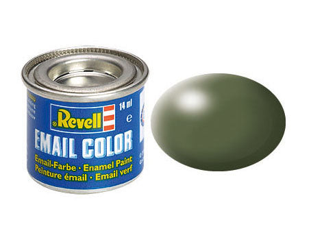 Revell 14ml Enamel Olive Green Silk Tinlet  (RVL32361)