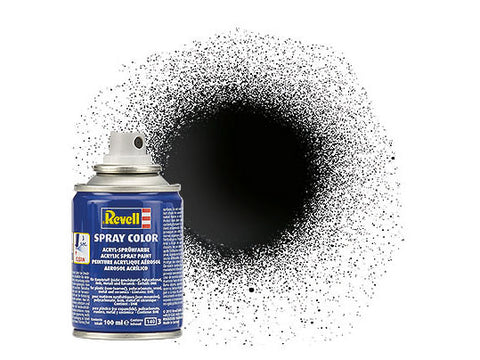 Revell 100ml Acrylic Black Gloss Spray  (RVL34107)