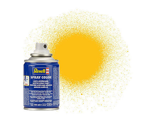 Revell 100ml Acrylic Yellow Mat Spray  (RVL34115)