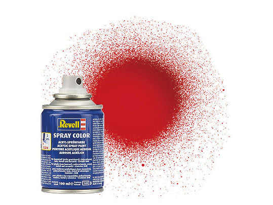 Revell 100ml Acrylic Fiery Red Gloss Spray (RVL34131)