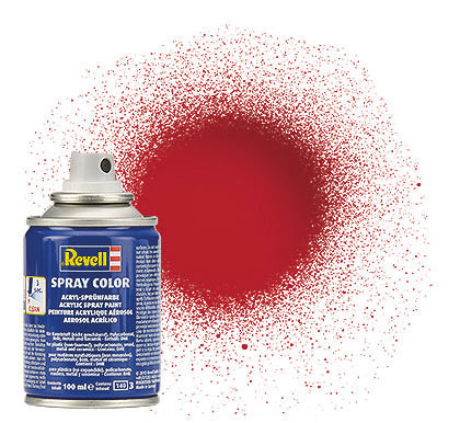 Revell 100ml Acrylic Italian Red Gloss Spray (RVL34134)