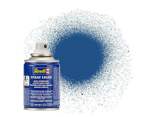 Revell 100ml Acrylic Blue Matt Spray  (RVL34156)