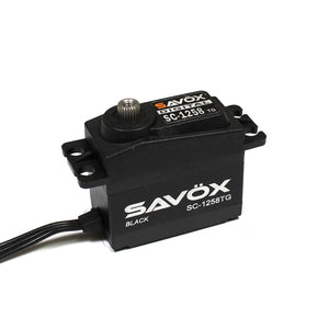Savox Black Edition Standard Size Coreless Digital Servo 0.08sec / 166oz @ 6V   (SAVSC1258TG-BE)