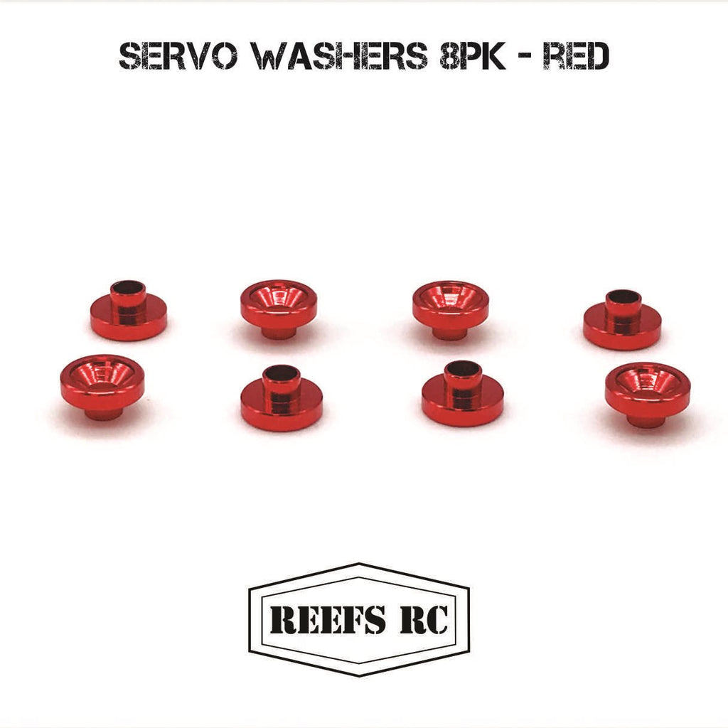 Servo Washers 8Pk - Red (SEHREEFS53)