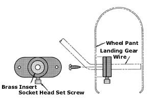SIG Wheel Pant Mounts  3/16 Heavy Duty  (SIGSH720)