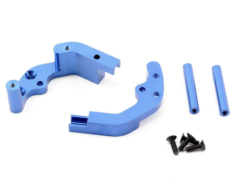 ST Racing Aluminum Rear Motor Guard (Blue) (SPTST3677B)