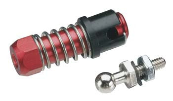 Sullivan Aluminum Ball Connector w/Sleeve 2-56 Red  (SUL590)