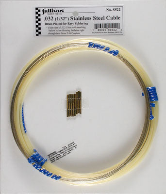 Sullivan Push Cable .032 & Golden Clevis 30'  (SULS522)