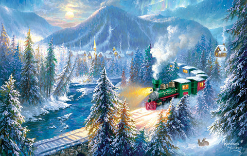 SunsOut Mountain Christmas Train (SUN69830)