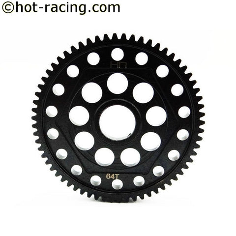 Hot Racing Steel Spur Gear 64 Tooth 32 Pitch - Axial Yeti and SCX  (SYET264T)