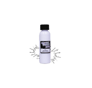 Spaz Stix Solid White/Backer, Airbrush Ready Paint, 2oz Bottle  (SZX00200)