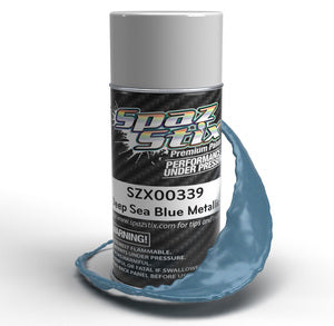 Spaz Stix  Deep Sea Blue Metallic Aerosol Paint, 3.5oz Can  (SZX00339)