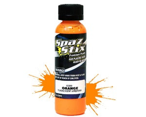 Spaz Stix Orange Fluorescent Airbrush Ready Paint, 2oz Bottle  (SZX02200)