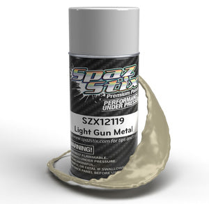 Spaz Stix Light Gun Metal Aerosol Paint, 3.5oz Can  (SZX12119)