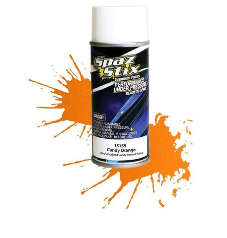 Spaz Stix - Candy Orange Aerosol Paint, 3.5oz (SZX15159)