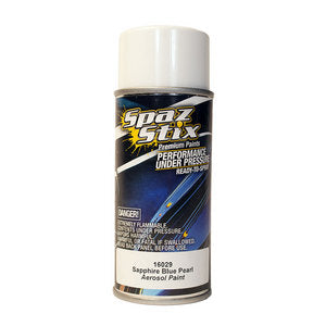 Spaz Stix  Sapphire Blue Pearl Aerosol Paint, 3.5oz Can (SZX16029)