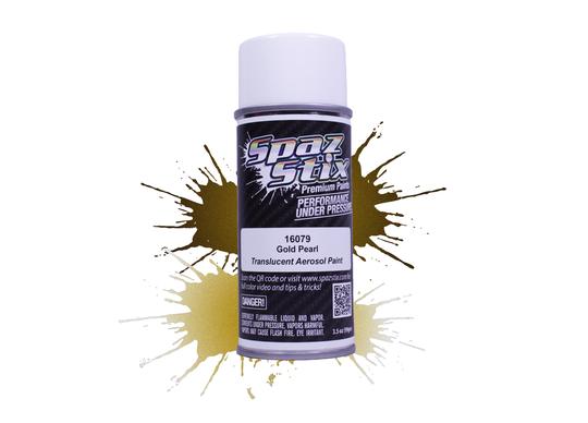 Spaz Stix - Gold Pearl Aerosol Paint, 3.5oz (SZX16079)