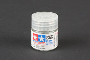 Tamiya Acrylic Mini X-20A Thinner, 10ml Bottle  (TAM81520)
