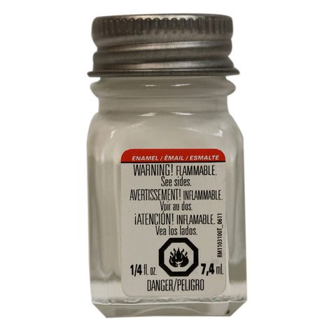 Testors Enamel 1/4 oz Gloss White (TES1145T)
