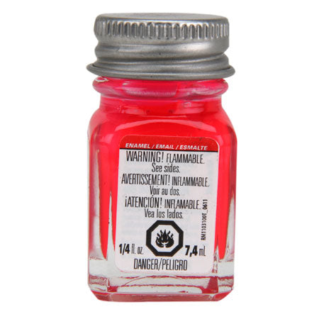 Testors Enamel 1/4oz, Pink Fluorescent  (TES1178TT)