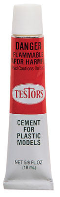 Testors Plastic Cement Tube 5/8 oz (TES3501)