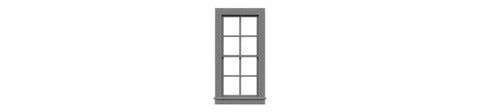 TICHY 4/4 DOUBLE HUNG WINDOW (TIC2047)