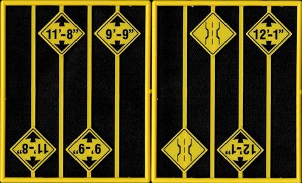 Ticky BRIDGE WARNING SIGNS O SCALE (TIC2083)