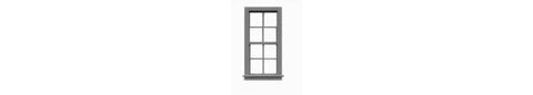 TICHY 4/4 DOUBLE HUNG WINDOW  (TIC8028)