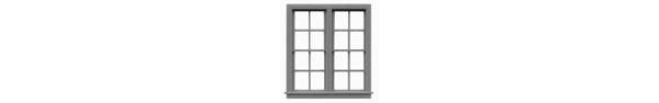 TICHY 4/4 DBL HUNG TWO UNIT WINDOW (TIC8064)