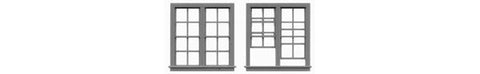 TICHY DOUBLE 4/4 DBL HUNG TWO UNIT WINDOW - (TIC 8070)