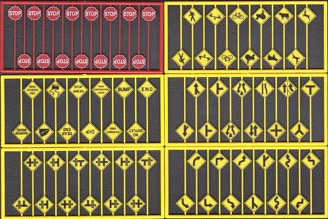 TICHY MODERN ROAD SIGN ASSORTMENT (TIC8257)