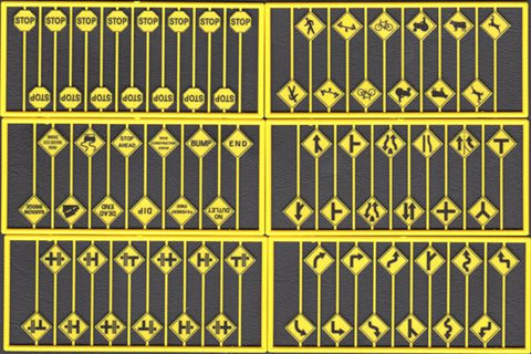TICHY EARLY ROAD SIGN ASSORTMENT (TIC8258)