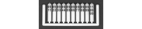 TICHY MILEPOST MARKERS 101 TO 350 (TIC8286)