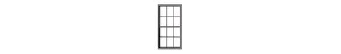 TICHY 6/6 DOUBLE HUNG MASONRY WINDOW (TIC8308)