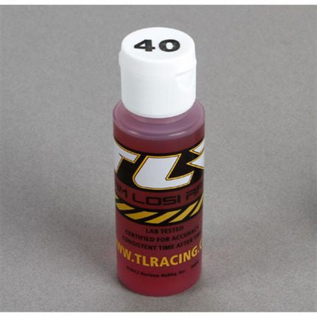 TEAM LOSI RACING Silicone Shock Oil, 40wt, 2oz (TLR74010)