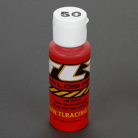 Team Losi Racing Silicone Shock Oil, 50wt, 2oz (TLR74013)