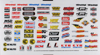 Traxxas Sponsor Decal Sheet (TRA2514)