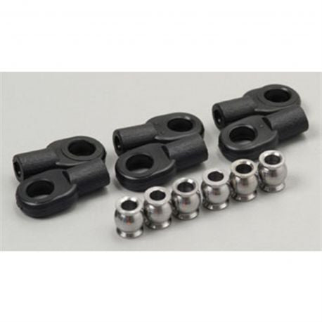 Traxxas Rod Ends Short with Hollow Balls T-Maxx 2.5 (6) TRA2742X