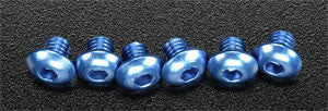 Traxxas Button Head Screw 4x4 Aluminum Blue Jato (6) (TRA3940)