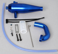 Traxxas Aluminum Tuned Pipe/Header Set Blue (TRA4485)