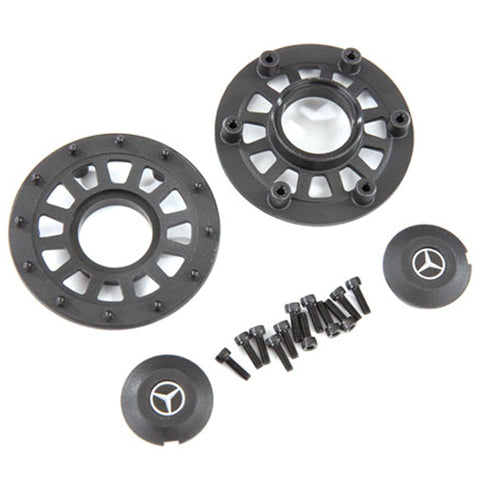 Traxxas Center Caps (2) Beadlock Rings (2) (TRA8875)