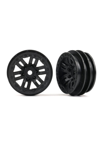 Traxxas Wheels Black 1.1 (2) (TRA9768)