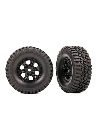 Traxxas T&W Blk 1.0 Whl, Bfg Mt Ta Km3 (TRA9774)