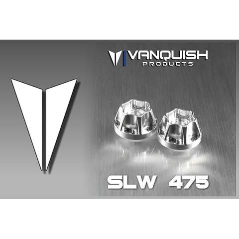 Vanquish Aluminum SLW 475 Wheel Hub Set Silver (VPS01043)