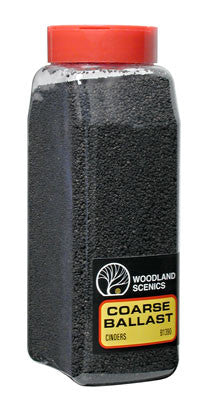 Woodland Scenics Ballast Coarse Cinder 32 oz (WOOB1390)