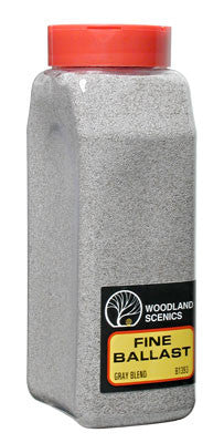 Woodland Scenics Ballast Fine Gray Blend 32 oz (WOOB1393)